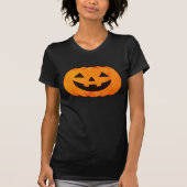Classic Glowing Jack-O'-Lantern Pumpkin Halloween  T-shirt (Voorkant)