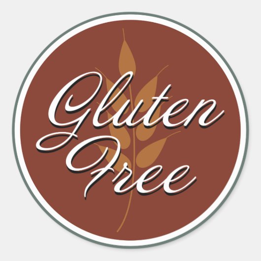 Classic Glutenvrije Sticker (Voorkant)