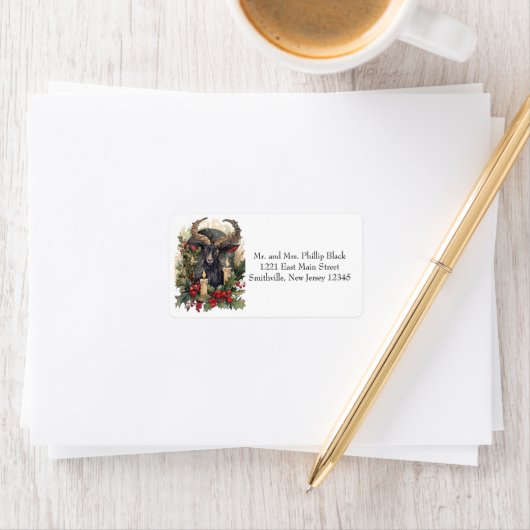 Classic Goat Yule Adres Etiket (Insitu)