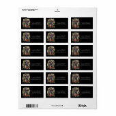 Classic Goat Yule Adres Etiket (Full Sheet)