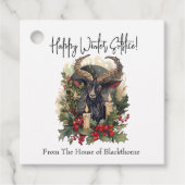 Classic Goat Yule Bedankjes Labels (Voorkant)