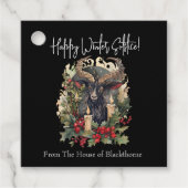 Classic Goat Yule Bedankjes Labels (Voorkant)