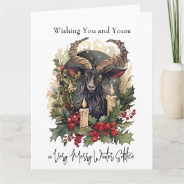 Classic Goat Yule Kaart
