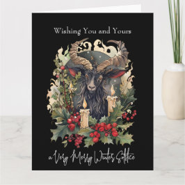 Classic Goat Yule Kaart