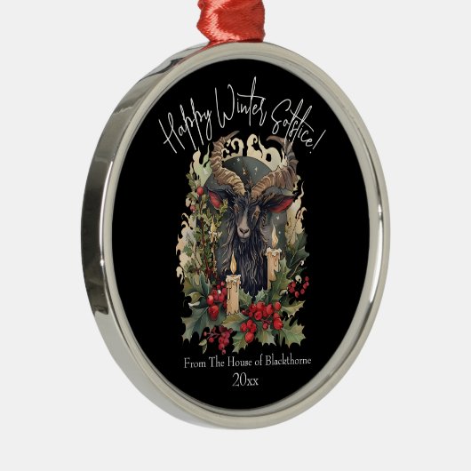 Classic Goat Yule Ornament (Rechts)