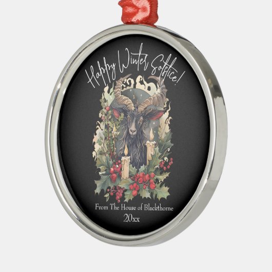 Classic Goat Yule Ornament (Links)