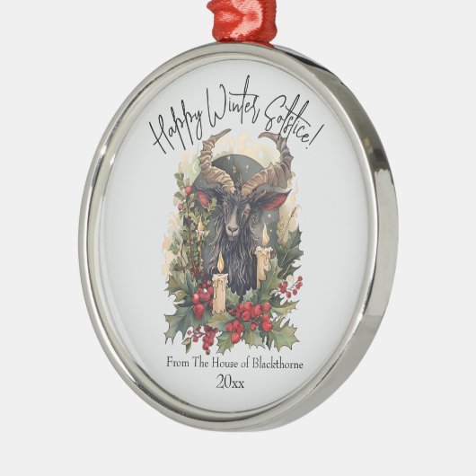 Classic Goat Yule Ornament (Links)