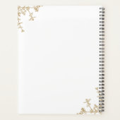 Classic Gold  Bloemkam Monogram Planner (Achterkant)