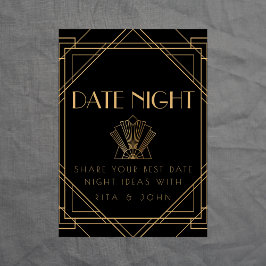 Classic Gold Date Jar Ideeën Trouwbord Reclamebord Met Voetstuk