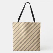 Classic Gold Diagonal Stripe Reflection Tas (Voorkant)