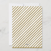 Classic Gold Script Calligraphy Wonderful Life Feestdagenkaart (Achterkant)