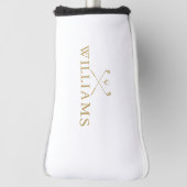 Classic Gold Specialized Name Golf Clubs Golfheadcover (Draai 90)