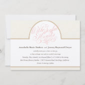 Classic Gold Stripes bruiloft uitnodiging (Voorkant)