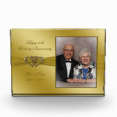 Classic Golden 50e Jubileum foto acryl prijs (Voorkant)