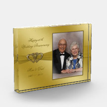 Classic Golden 50e Jubileum foto acryl prijs