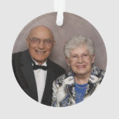 Classic Golden 50th Jubileum AcrylOrnament Ornament (achterkant)