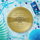 Classic Golden 50th Jubileum Paper Bord (Feest)