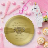 Classic Golden 50th Jubileum Paper Bord (Feest)