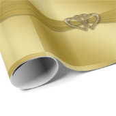 Classic Golden 50th Jubileum Wrapping Paper Cadeaupapier (Rol Hoek)