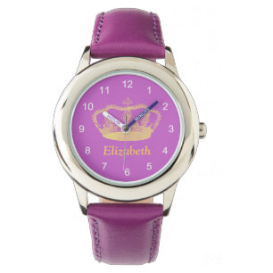 Classic Golden Princess Crown Horloge