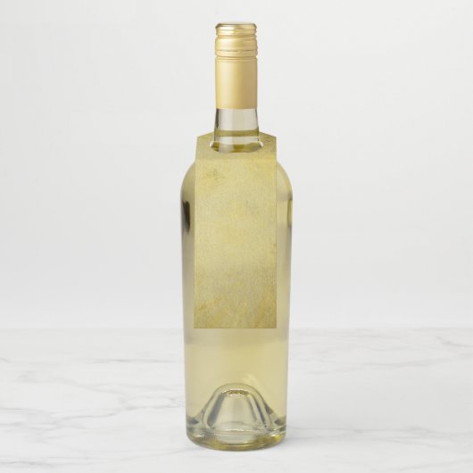 Classic Golden Texture Sjabloon Flessenhanger (Op fles)