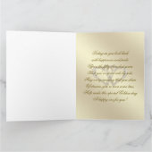 Classic Golden Wedding Jubileum 8.5x11 Kaart (Binnen)