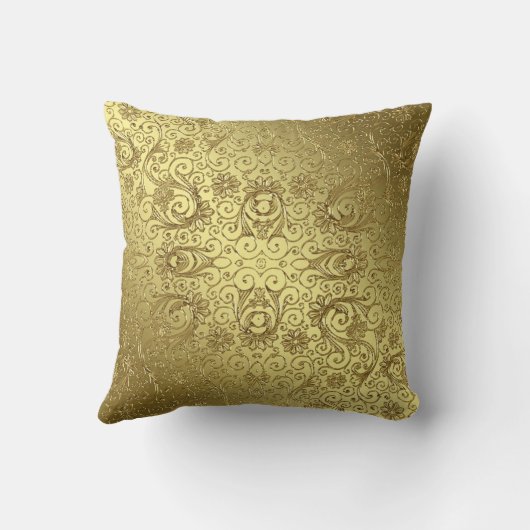 Classic Golden Wedding Jubileum Sierkussen (Achterkant)