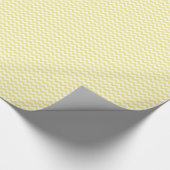 Classic Golden Yellow Chevron Pattern Cadeaupapier (Hoek)