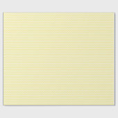 Classic Golden Yellow Chevron Pattern Cadeaupapier (Vlak)