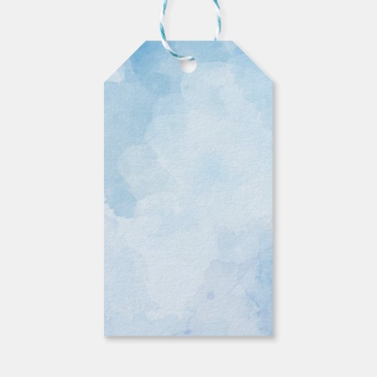 Classic Golf Boy Verjaardagsfeestje Dank u Label Cadeaulabel (Achterkant)