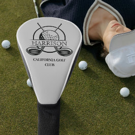 Classic Golf Club met Speler Naam Golf Hoofd Hoesj Golfheadcover