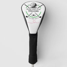 Classic Golf Club Player Name Golf Head Hoesje
