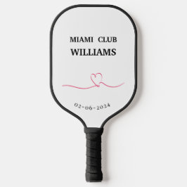 Classic Golf Club Speler Naam Pickleball Paddle