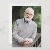 Classic Golf Clubs Retirement Party Foto Groen Kaart (Achterkant)