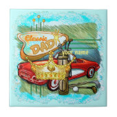 Classic Golf Dad Tegeltje (Voorkant)