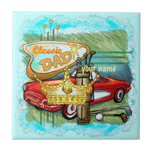 Classic Golf Dad Tegeltje