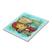 Classic Golf Dad Tegeltje (Zijkant)