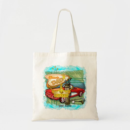 Classic Golf Dad Tote Bag (Voorkant)
