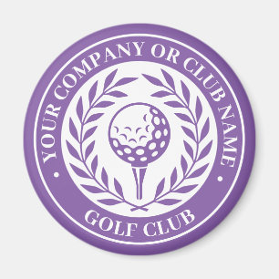 Classic Golf gepersonaliseerde naam Paarse Magneet