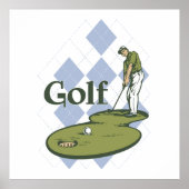 Classic Golf Poster (Voorkant)