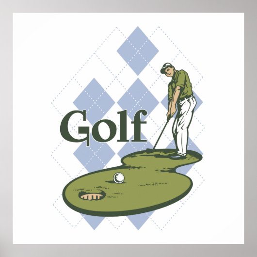 Classic Golf Poster (Voorkant)