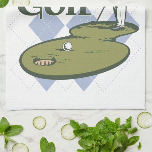 Classic Golf Theedoek (Gevouwen)