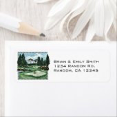  Classic golfbaan retour adreslabels Etiket (Insitu)