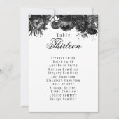 Classic Gothic Wit Hangende Zitkaart Kaart (Voorkant)