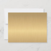 Classic Goud Zwart Roos Website Behuizing Kaarten (Achterkant)