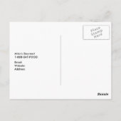 Classic Gourmet Pasta Sauce Briefkaart (Achterkant)