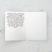 Classic Graduation Ceremony Theme Kaart (Binnen)