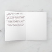 Classic Graduation Ceremony Theme Kaart (Binnen)