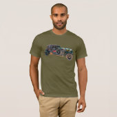 Classic Grand Old English Car Abstract T-shirt (Voorkant volledig)