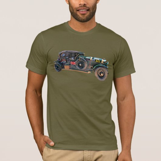 Classic Grand Old English Car Abstract T-shirt (Voorkant)